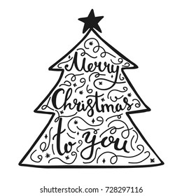 Similar Images, Stock Photos & Vectors of Festive calligraphy brushpen ...