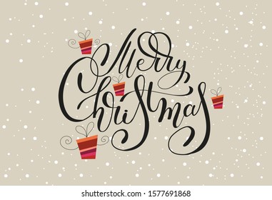 Merry Christmas,companions. Santa Claus, Snow and Christmas snow scene, seamless