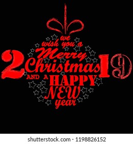 Merry Christmas.Holiday scene with Cristmas ball and decoration.Happy Holiday.