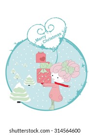 Merry Christmas,vector illustration