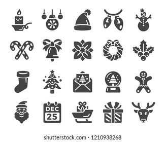 merry christmas,xmas icon set