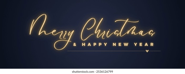 merry chritmas and happy new year vector illustrator