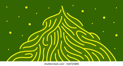 Merry Chrstmas and Happy New Year Background for your dinner invitations,  festive posters, restaurant menu cover, book cover,promotional Elegant greetings  cards. Vector illustration.