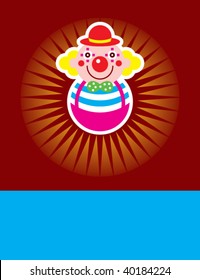 merry clown greeting