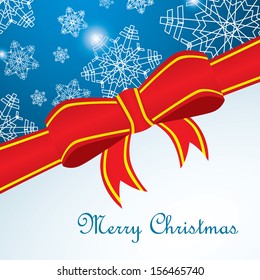 Merry Cristmas card on square 