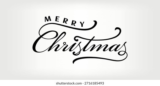 merry cristmas typography vector design
