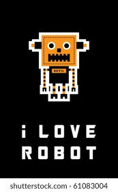 merry devil monster robot