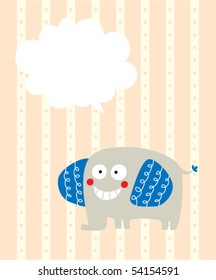 merry elephant tag