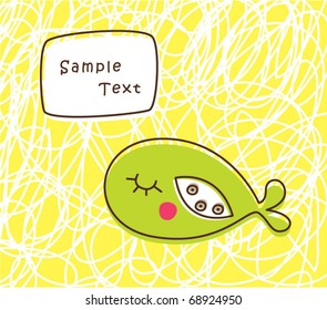 merry fish greeting card