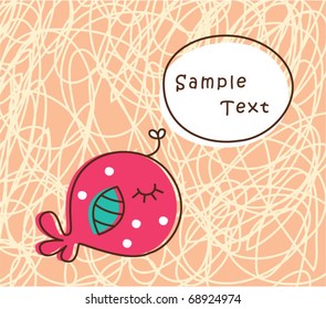 merry fish greeting card