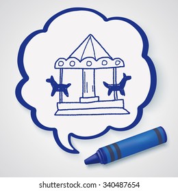 Merry go round doodle