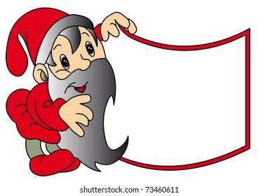 The Merry goblin keeps the paper for message.