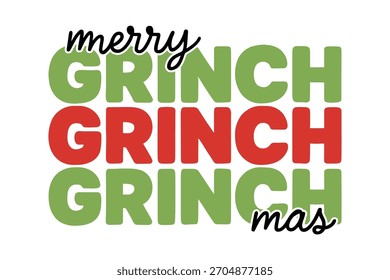 Feliz Grinchmas Modelo de Design Divertido