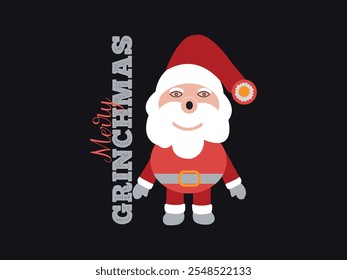 Feliz grinchmas diseño de camiseta de Vector