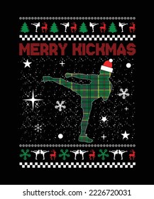 
MERRY KICKMAS UGLY
 T-SHIRT DESIGN