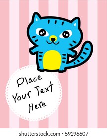 merry kitten message tag