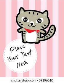 merry kitten message tag
