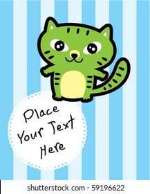 merry kitten message tag