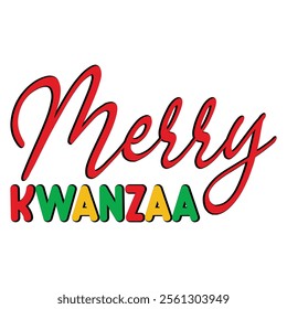 Merry Kwanzaa T shirt Design Lover