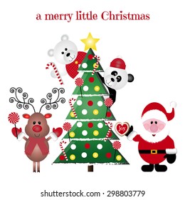 A Merry Little Christmas Christmas Characters Set
