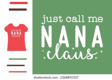Merry nana t shirt design