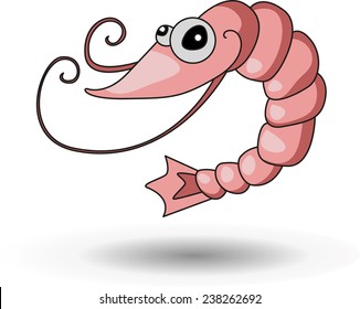 merry painted pink shrimp