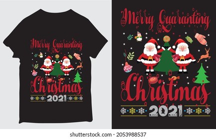 MERRY QUARANTINE CHRISTMAS 2021 DESIGN