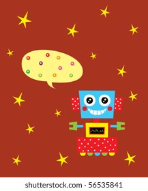 merry robot greeting