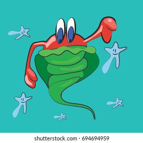 Merry Sea Crab