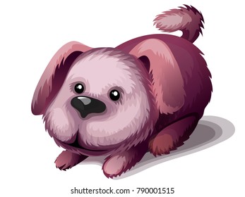 Merry shaggy dog