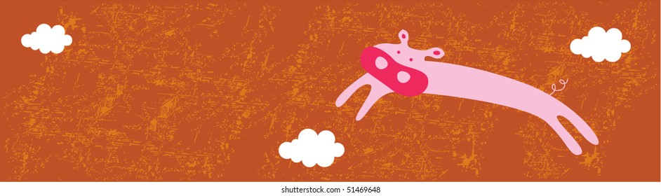 merry sweet pig bookmark
