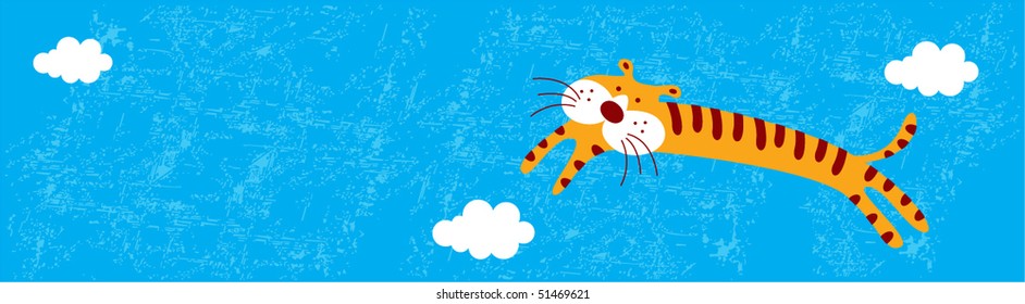 merry sweet tiger bookmark