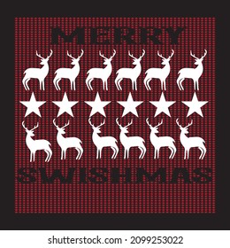 Merry swishmas t shirt design