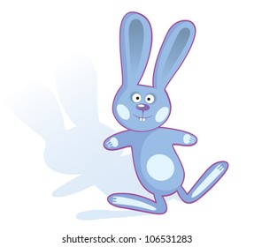 Merry toy rabbit.
