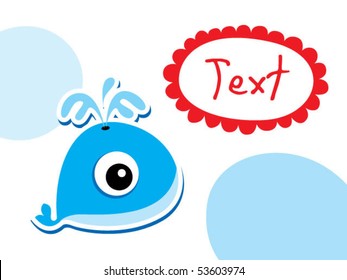 merry whale card
