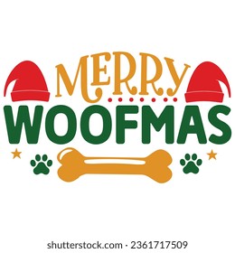  Merry Woofmas, Christmas SVG Design, Christmas Design Template, Christmas SVG Design Bundle