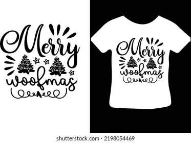Merry woofmas svg design file