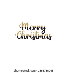Merry Xmas, Christmas 2021, holiday, simple lettering typography, gift or invitational card, invitation, decorated can be used on websites, invitational cards, visit cards, promotions EPS Vector