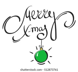 merry xmas doodle