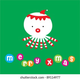 merry xmas octopus
