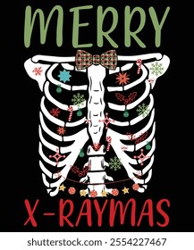 Merry X-Raymas Skeleton, Xmas Christmas funny shirts merry, matching family Christmas pajama cool, Snowman party, bright shirt Christmas gift idea makes, great x-mas gift idea, Cute Christmas