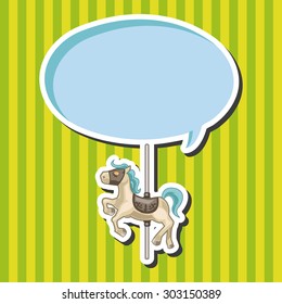 merry-go-round theme elements