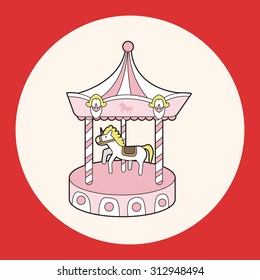 merry-go-round theme elements