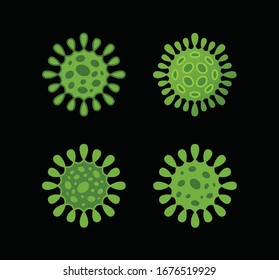 Mers-Cov, Mers Corona virus. Respiratory syndrome Coronavirus vector