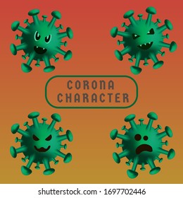 MERS-Cov (middle East respiratory syndrome coronavirus). backgound bacteria and the inscription coronavirus. 2019-nCoV concept. flat COVID-2019 elements. Vector illustration