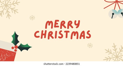 Mery Christmas Poster, Banner, cover card, brochure, flyer, layout design. Happy New 2023 Year, Welcome to 2023, New Year Banner Template, Greeting concept.