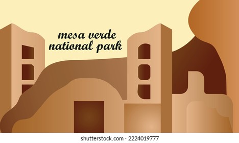 Mesa Verde National Park Banner Design and Old Valley Design