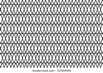 Mesh - abstract black and white pattern - vector, Abstract geometric pattern with lines, Vector illustration of fence, 