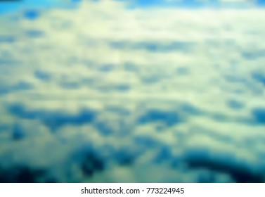 mesh background of a blurred blue sky with clouds