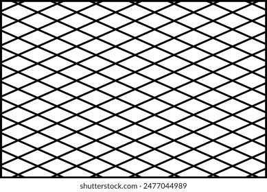 Fondo de malla de líneas negras cruzadas.
